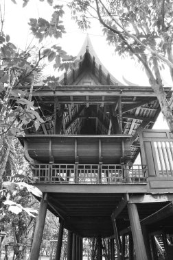 eski ahşap Tay tarzı ev