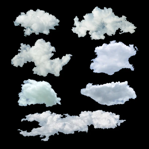 白い雲のセット — ストック写真