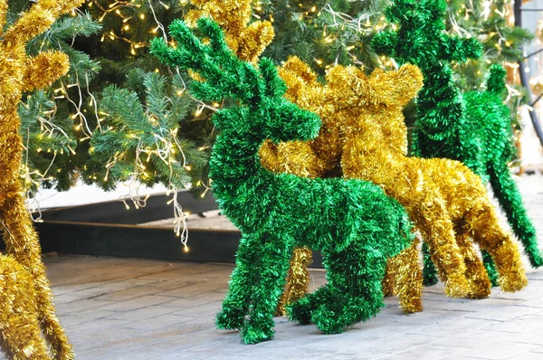 Hirsch-Weihnachtsschmuck — Stockfoto