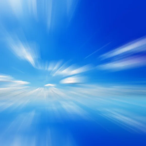 Azul céu movimento borrão fundo — Fotografia de Stock