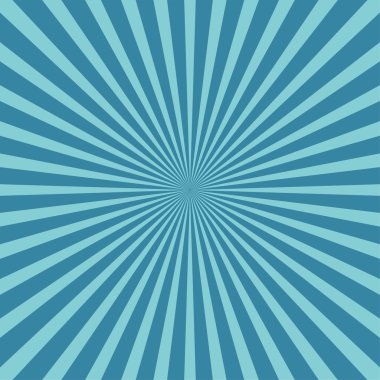 Sunburst stil mavi arka plan