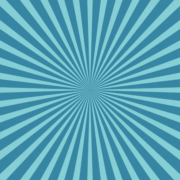 Sunburst style blue background — Stock Vector