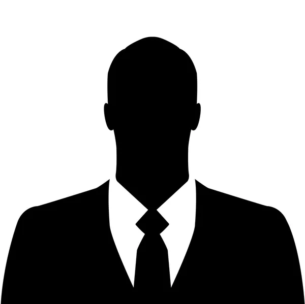 Картина профілю бізнесмена аватаря — стоковий вектор