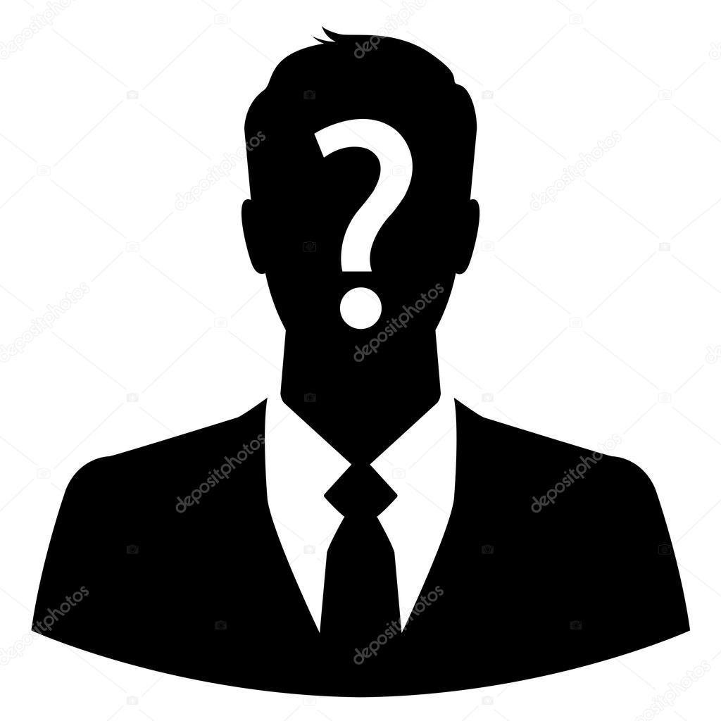 Anonymous business man icon