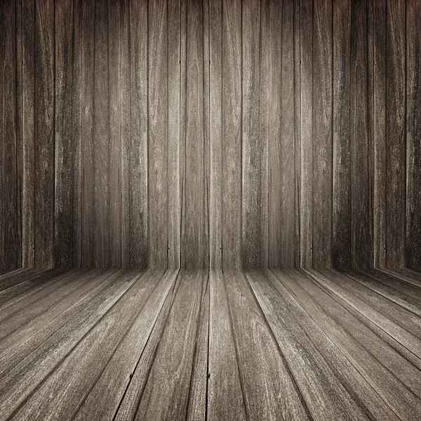 Fondo marrón habitación de madera — Foto de Stock