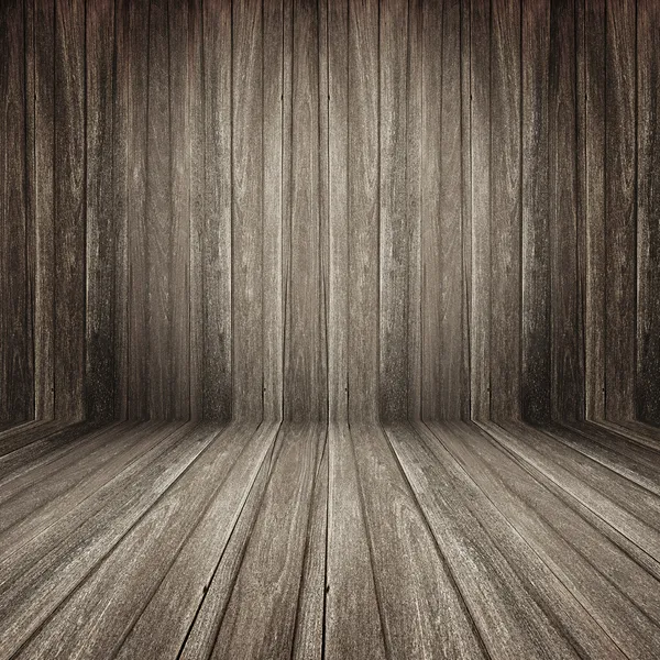 Brown wooden room background — Stock Photo, Image