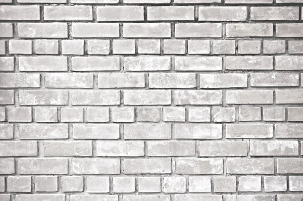 Witte grijze bakstenen muur textuur — Stockfoto