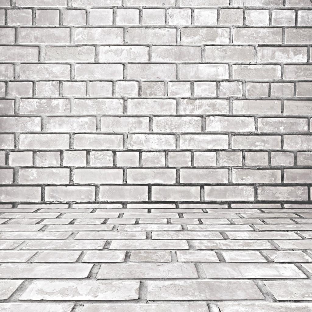 Old white gray brick room background Stock Photo by ©kritchanut 42701389