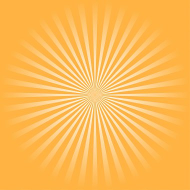 renkli portakal ray sunburst stili arka plan