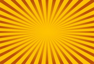 renkli sarı ve kahverengi ray sunburst stili arka plan