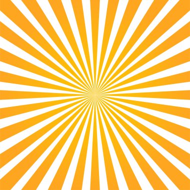 renkli portakal ray sunburst stili arka plan