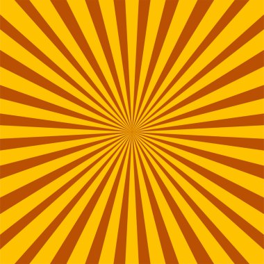 renkli sarı ve kahverengi ray sunburst stili arka plan