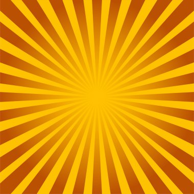 renkli sarı ve kahverengi ray sunburst stili arka plan