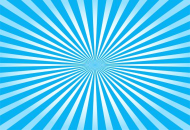 renkli mavi ışın sunburst stili arka plan