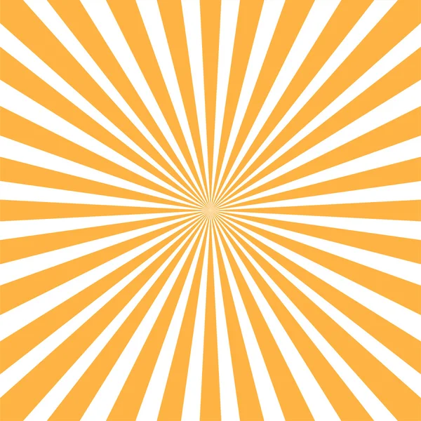 Kleurrijke gele ray sunburst stijl abstracte achtergrond — Stockvector