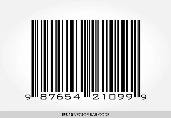 UPC barcode with 12 digits — Stock Vector