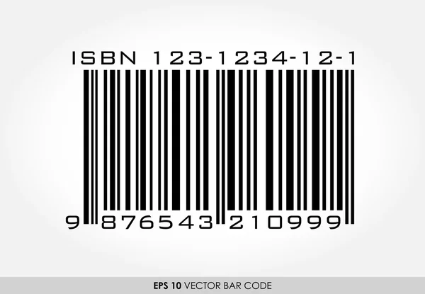 ISBN barcode for books — Stock Vector