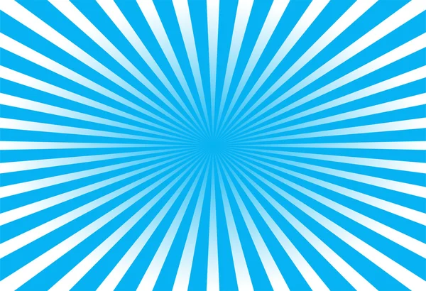 Bunte blaue Strahl Sunburst Stil abstrakten Hintergrund — Stockvektor