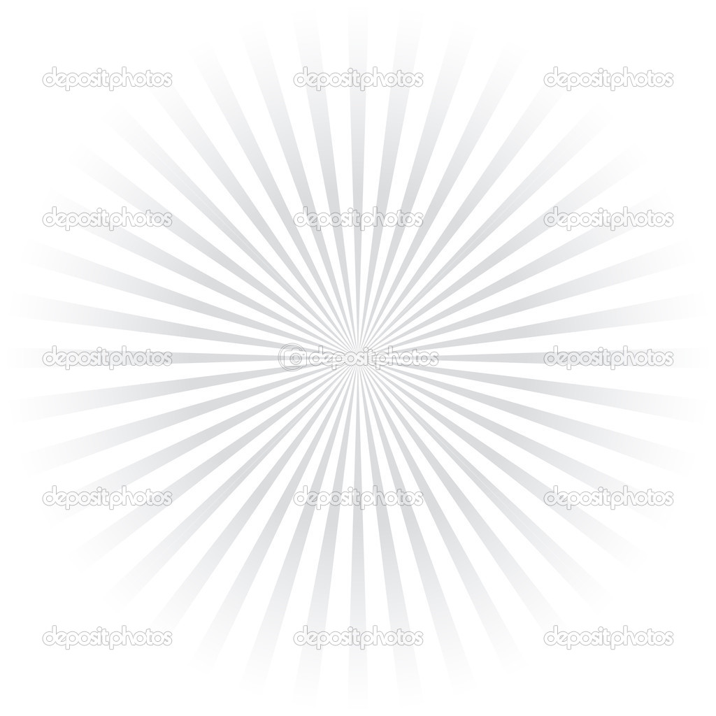 White and gray ray sunburst style abstract background