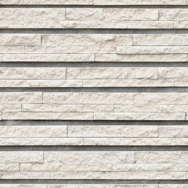 Dekoratif taş duvar dokusu yivli