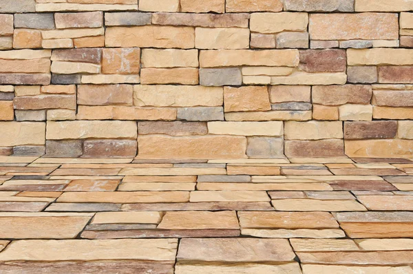 Stone brick texture room — Stock Photo, Image