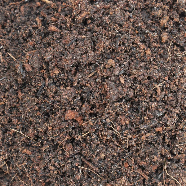 Тёмная текстура почвы — стоковое фото