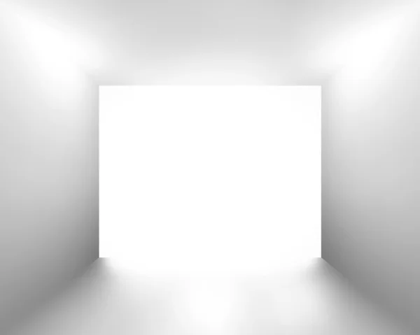 Witte grijze kamer achtergrond — Stockfoto