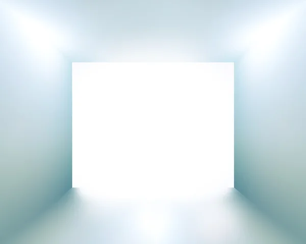 Weiß blau Zimmer Hintergrund — Stockfoto