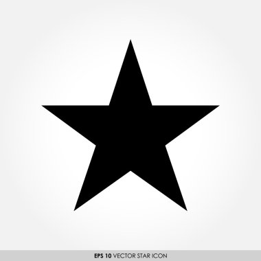 Star vector icon clipart