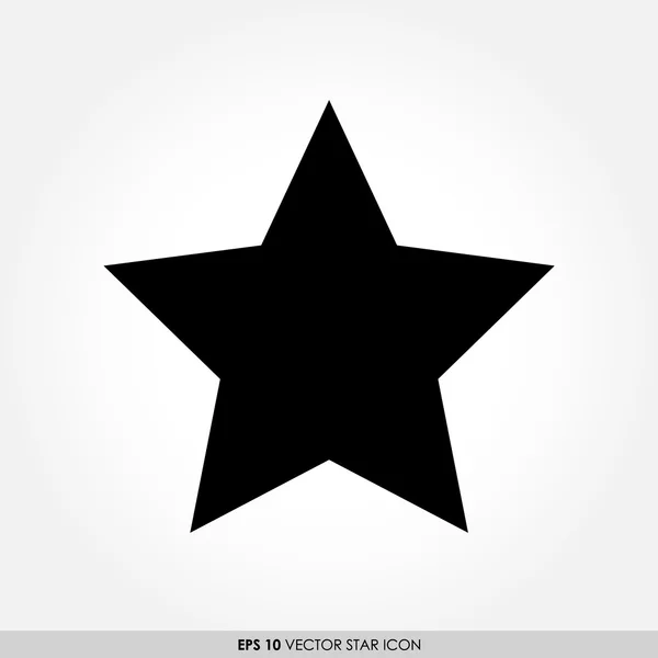 Estrella vector icono — Vector de stock