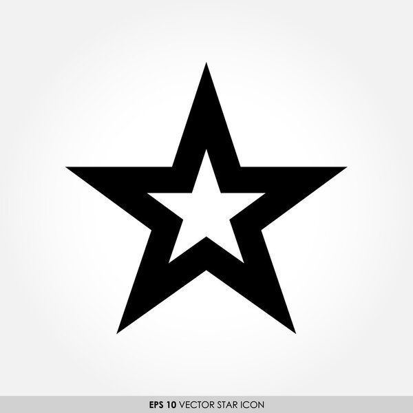 Star vector icon — Stock Vector