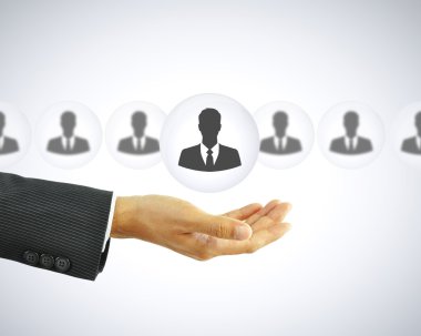 işadamı simgesi - insan kaynakları kavramı holding el 