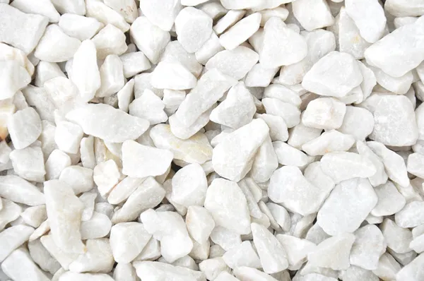 Small white gravel — Stock Photo, Image