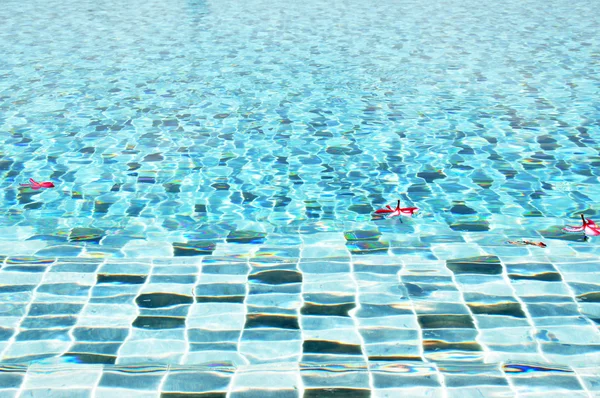 Ondulazione della texture dell'acqua in piscina — Foto Stock