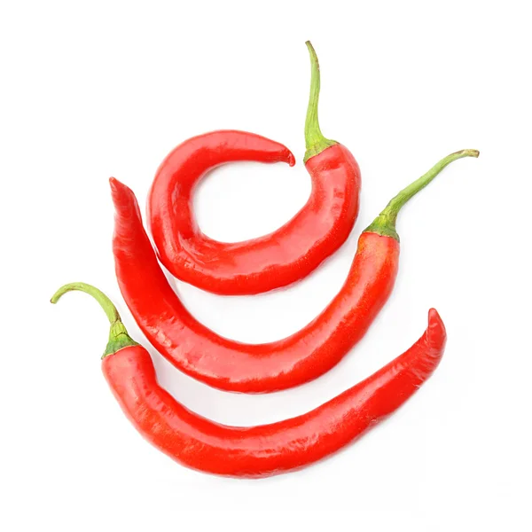 Red Thai chillies - one of important ingredient of Thai food — Stock Photo, Image