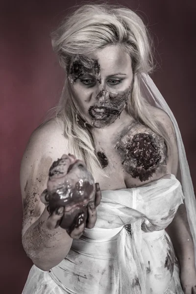 Zombie bride — Stock Photo, Image