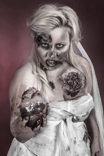 Novia zombi — Foto de Stock