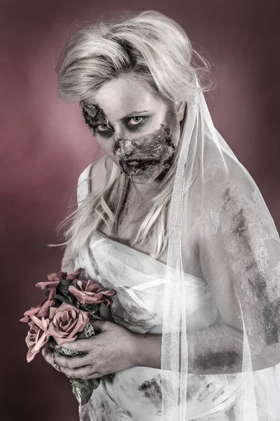 Zombie bride — Stock Photo, Image