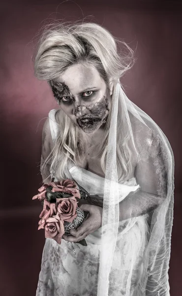 Zombie bruid — Stockfoto