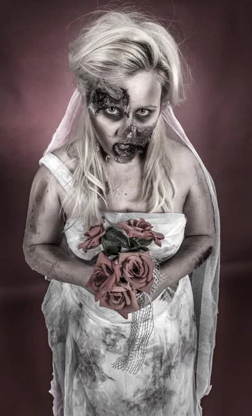 Zombie bruid — Stockfoto