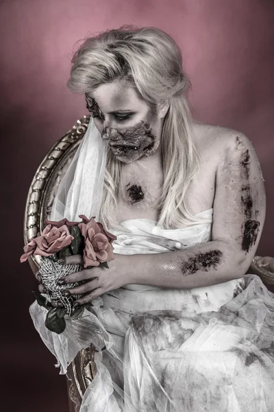 Zombie bride — Stock Photo, Image