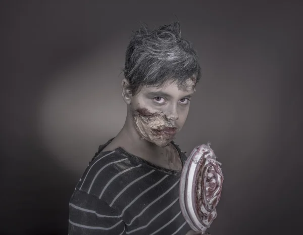 Zombie meisje — Stockfoto