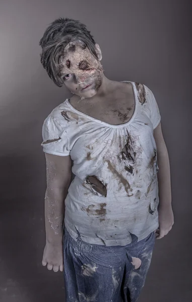 Zombie meisje — Stockfoto