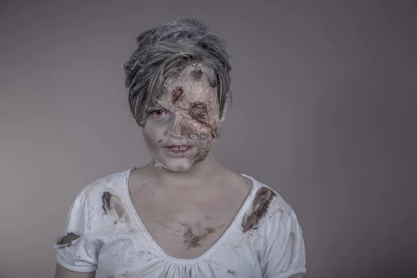 Zombie dívka — Stock fotografie