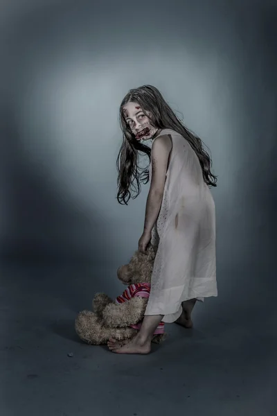 Chica Zombie — Foto de Stock