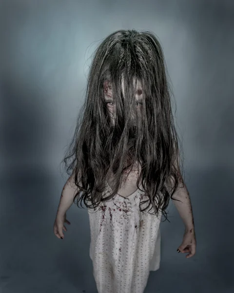 Zombie dziewczyna Zdjęcie Stockowe