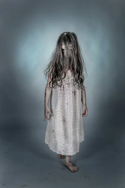 Zombie dziewczyna Obrazek Stockowy