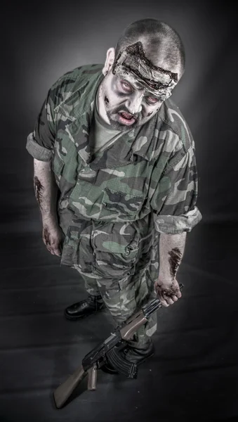 Zombie żołnierz — Zdjęcie stockowe