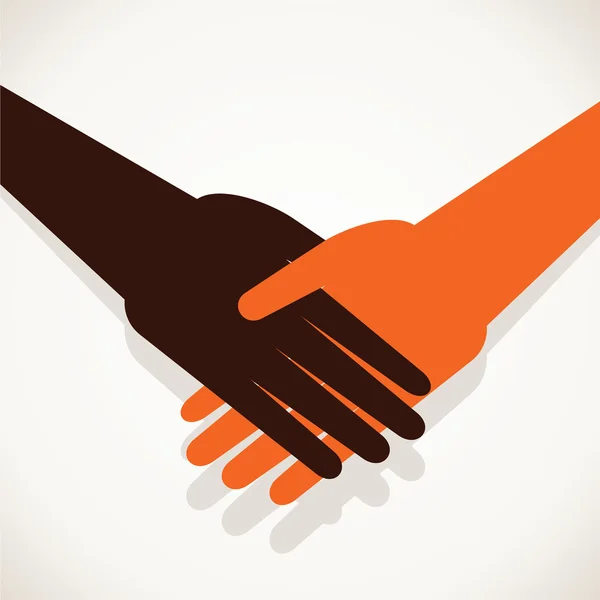 Hand shake — Stock Vector