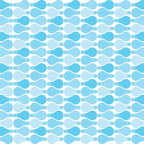 Blue bulb pattern — Stock Vector